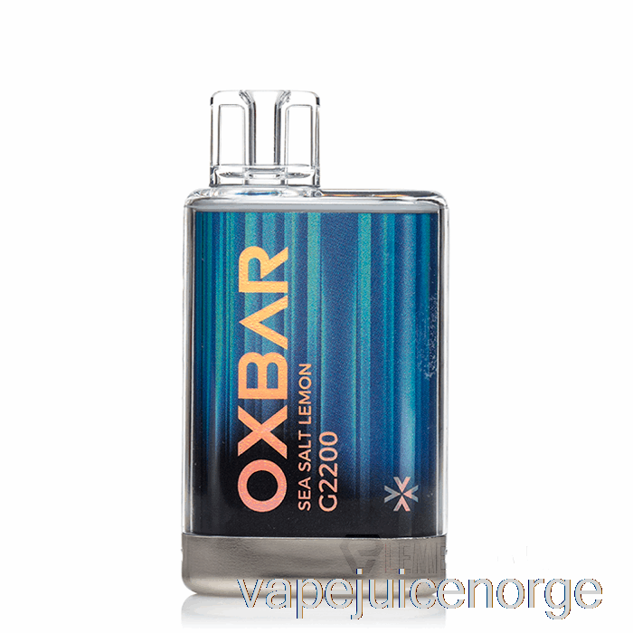 Vape Med Nikotin Oxbar G2200 Engangs Havsalt Sitron